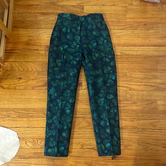 COS Pleated Abstract Print Pants, Trousers, Size 2 - Picture 2 of 8